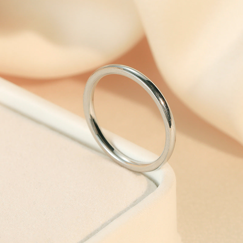 Anillos de acero de titanio al por mayor